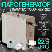 Steamtec TOLO KEY 225 - 22,5 кВт (стандартный модуль управления), парогенератор для хамама и турецкой бани